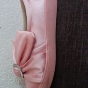 Pink Silk Fashion Shoe